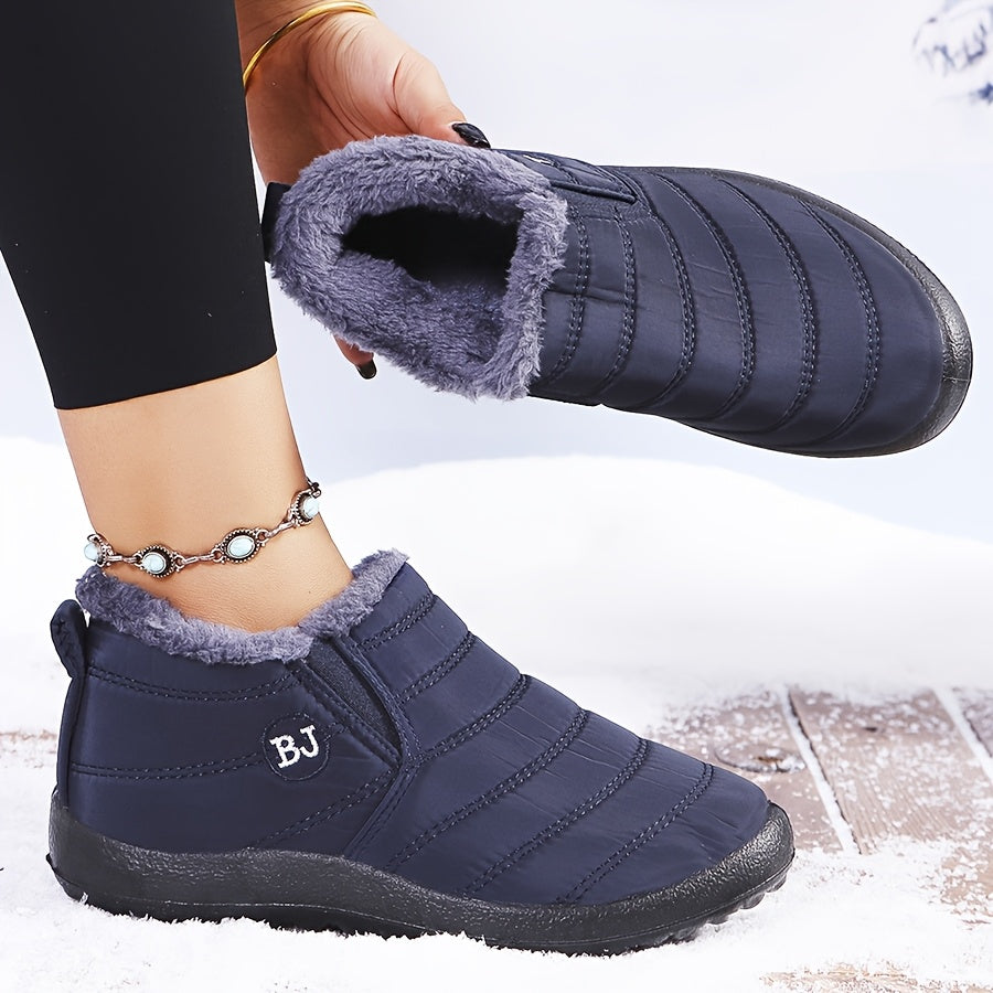 Belinda-Jill | Cozy Winter Slip-On Boots