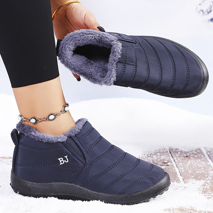 Belinda-Jill | Cozy Winter Slip-On Boots