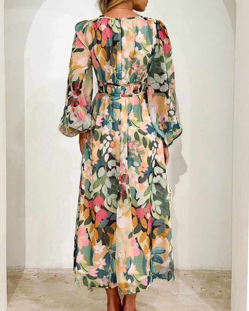 SERENA™ Floral Dress: Spring Elegance Collection