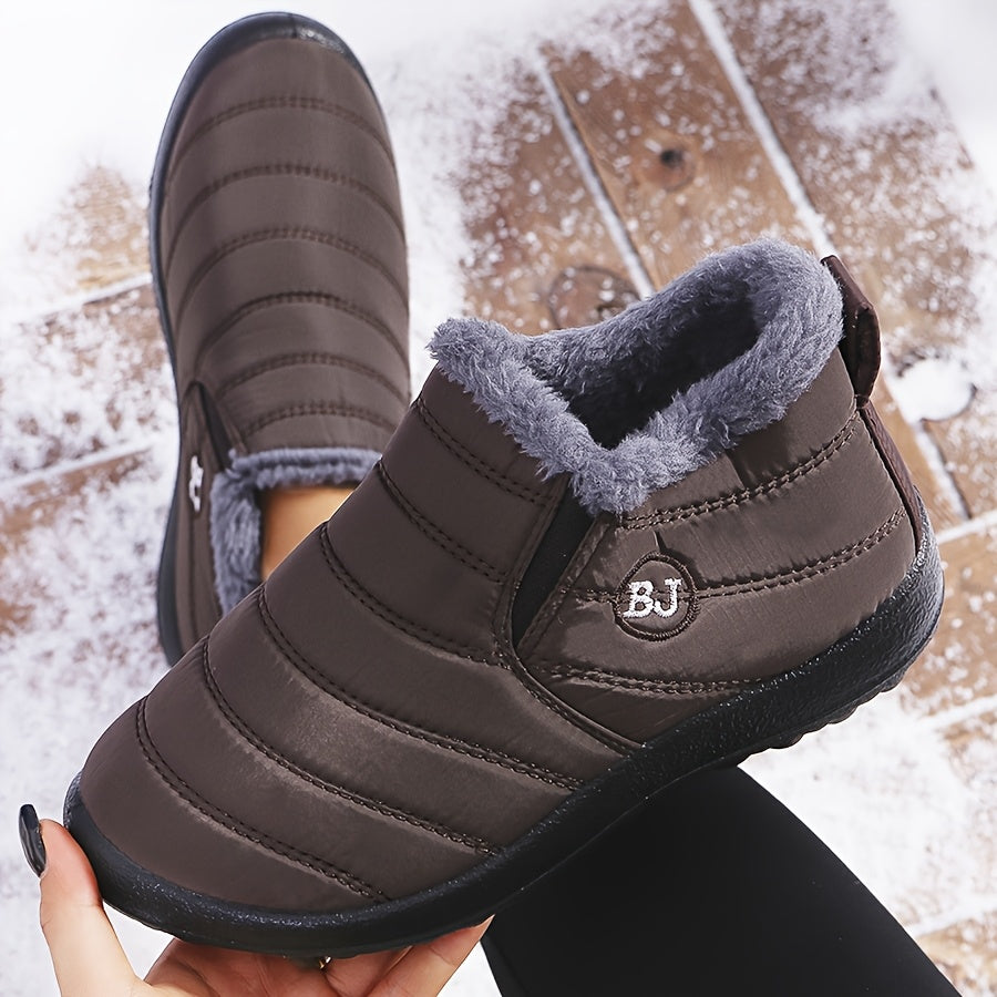 Belinda-Jill | Cozy Winter Slip-On Boots