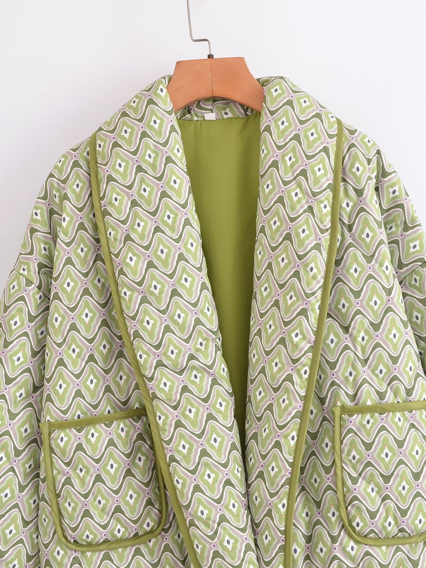 Maya | Quilted Wrap Coat