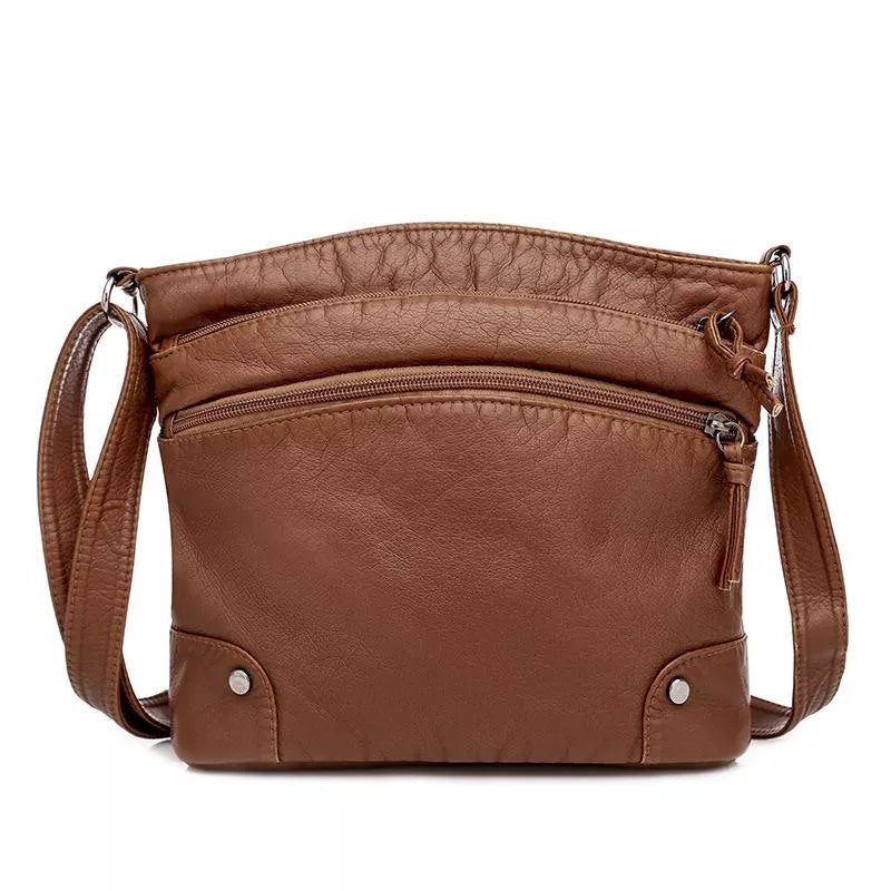 Freya - Elegant Leather Shoulder Bag