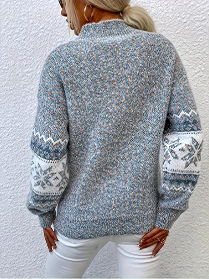 Pull en maille à motif flocon de neige Aeris™
