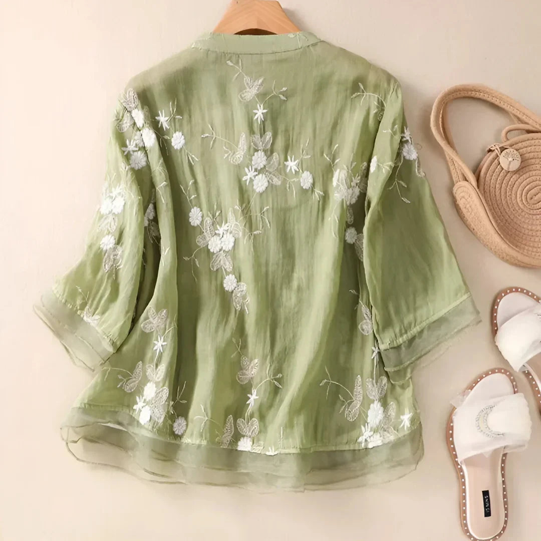 Seraphina™ | Elegant Embroidered Top