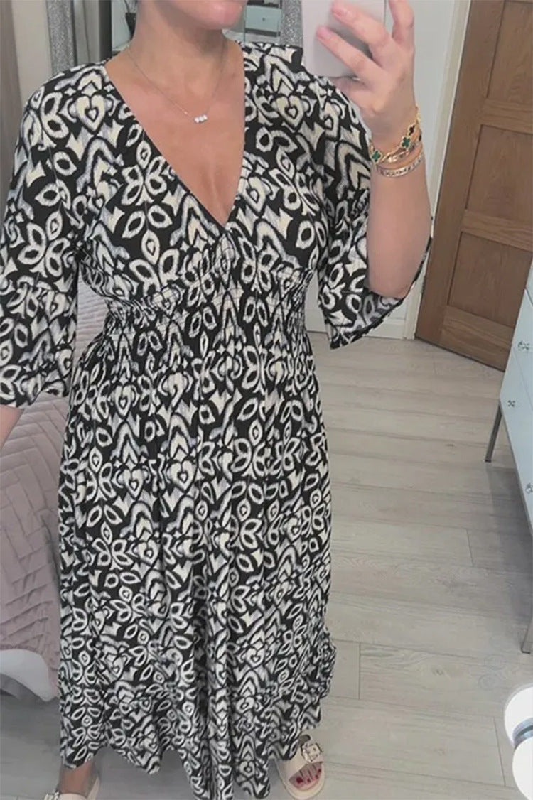 V-Neck Summer Charm Dress
