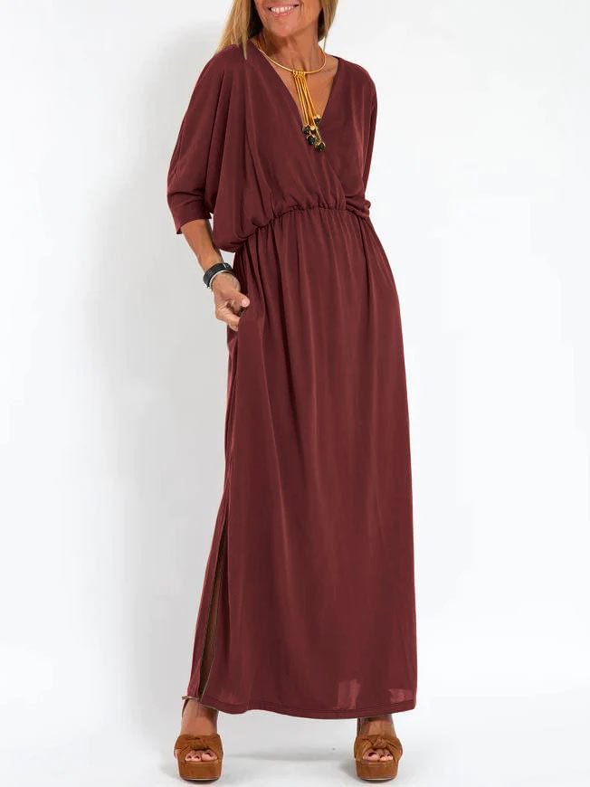 Timeless Elegance: Global Allure Maxi Dress