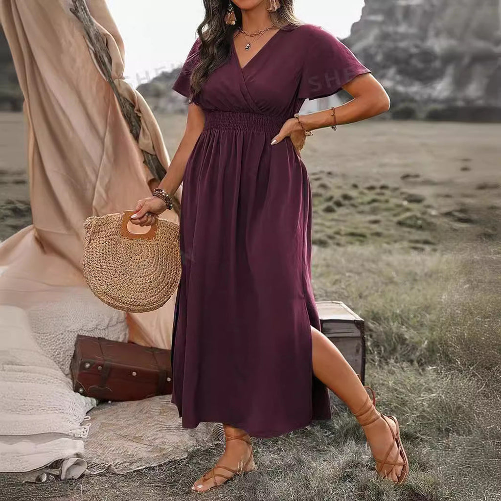Luna | Flowy Maxi Dress with Smocked Waist
