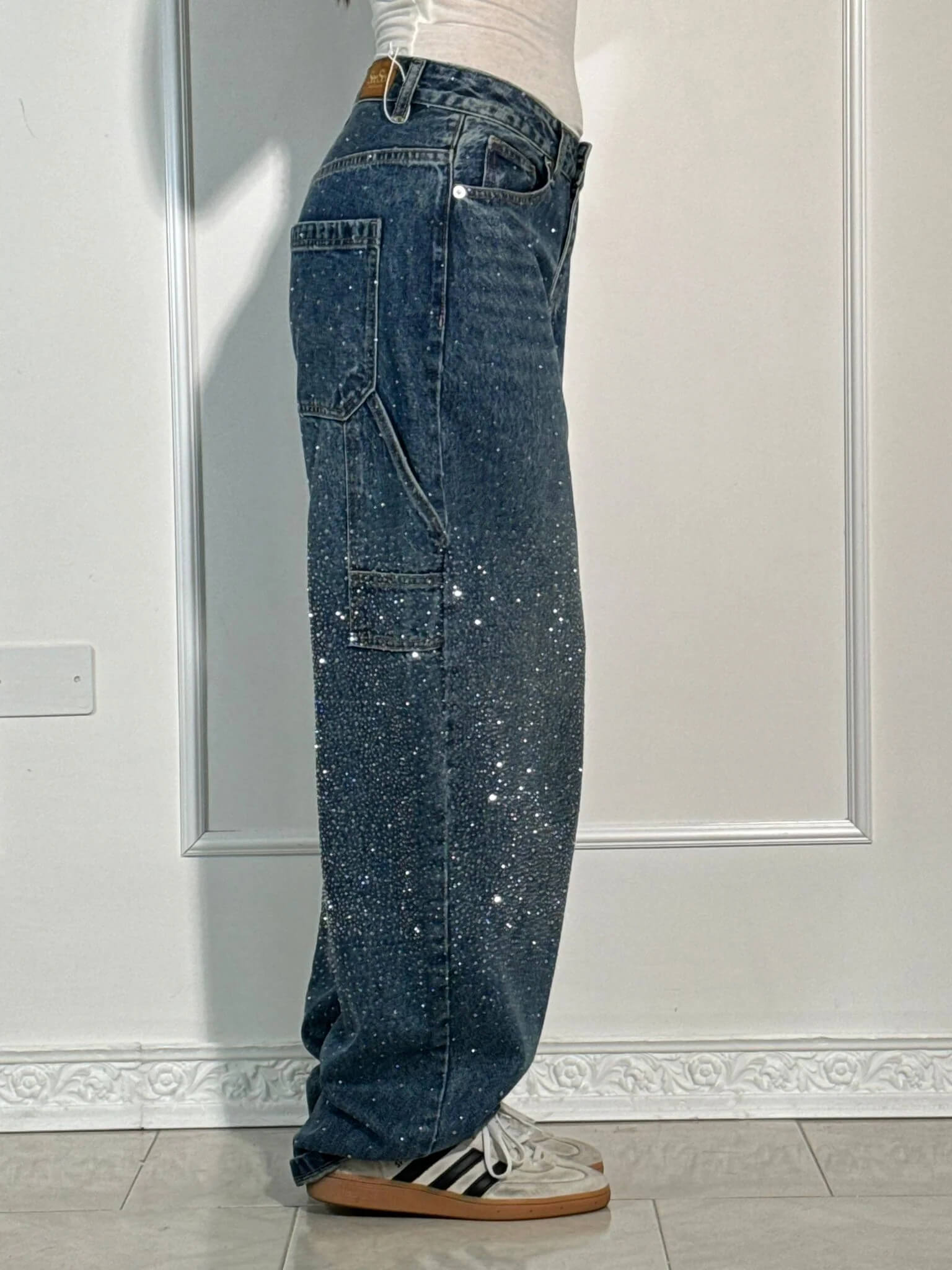 Celeste™ Diamond-Studded Trousers