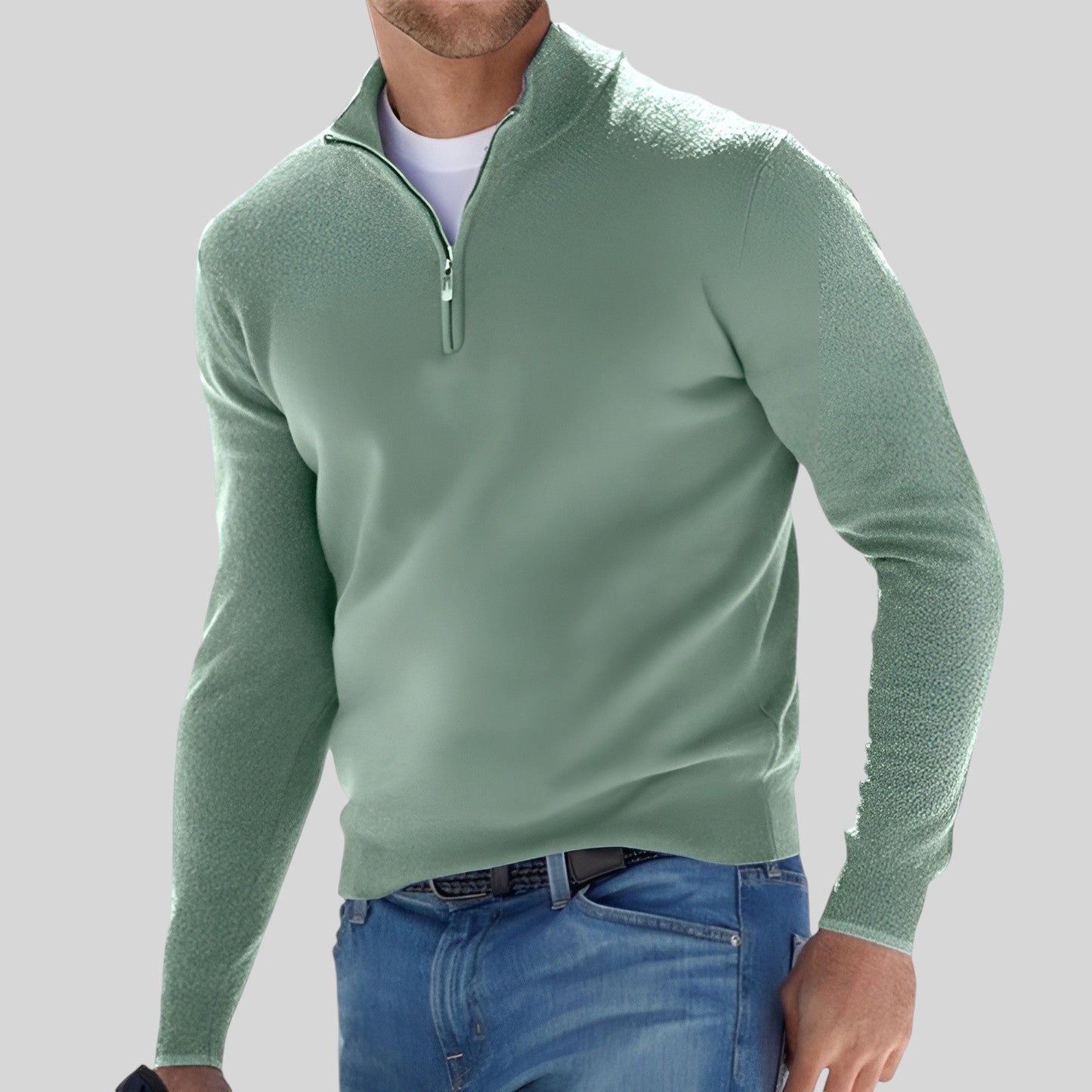 Logan™ | Premium Men's Half-Zip Sweater