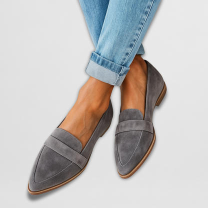 Nadine - Suede Slip-On Loafers