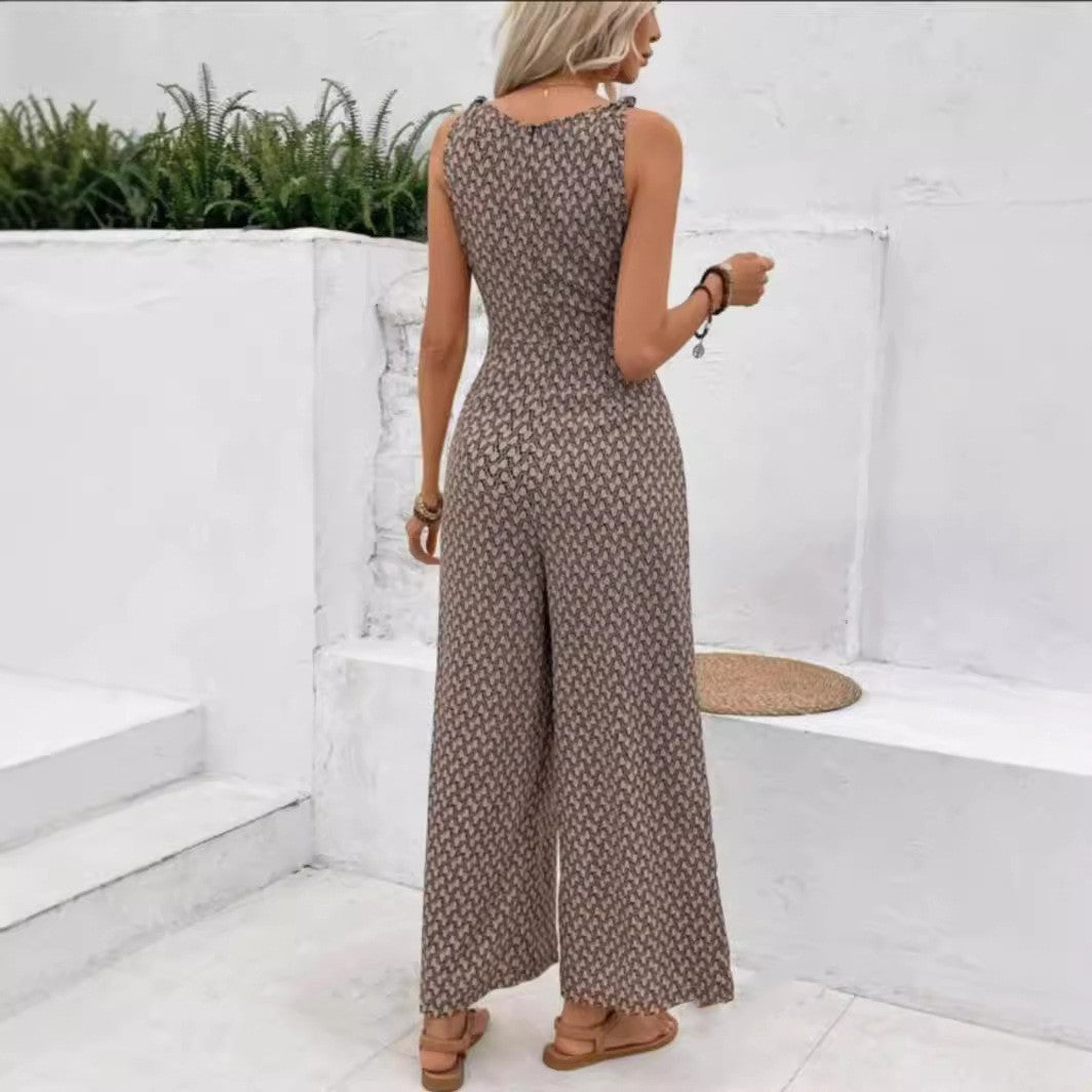 Serena™ - Sleeveless Round Neck Romper