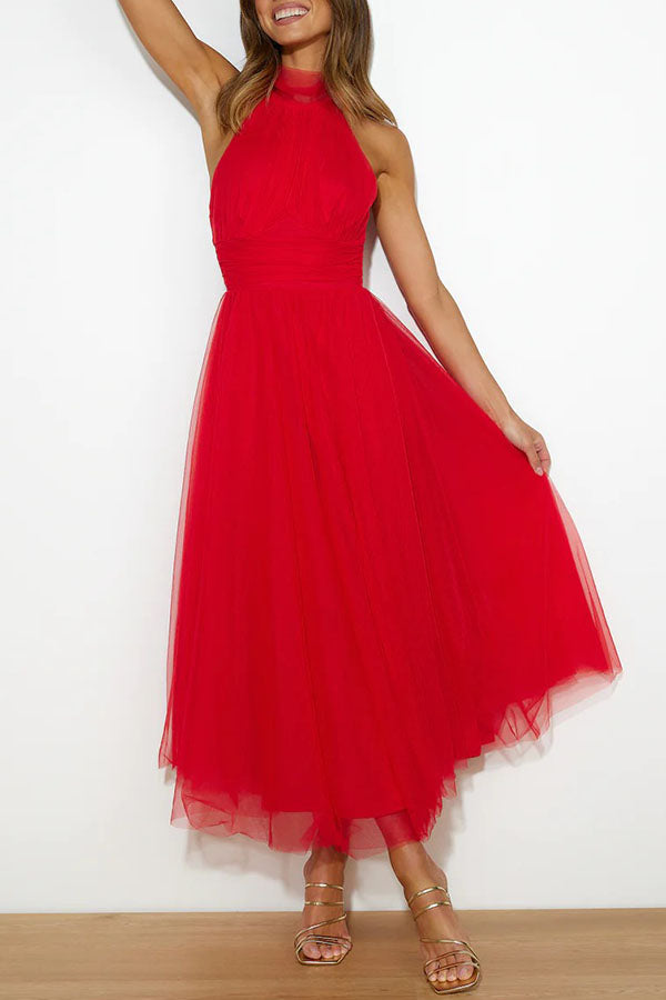 Mavy - Maxi Dress with Skirt