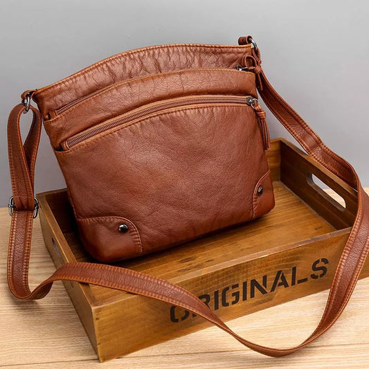 Freya - Elegant Leather Shoulder Bag