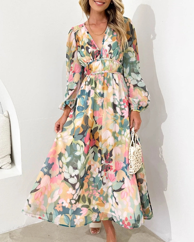 SERENA™ Floral Dress: Spring Elegance Collection
