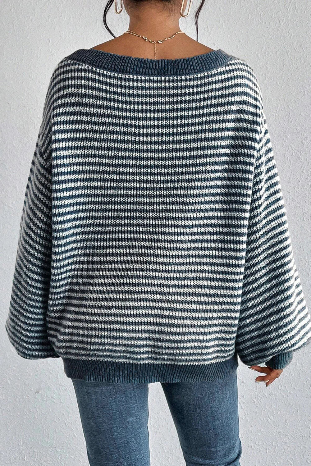 Eva™ Comfy Striped Knit Pullover