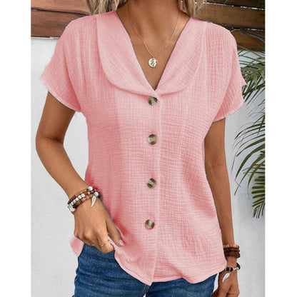 Effortless Elegance Button-Up Blouse