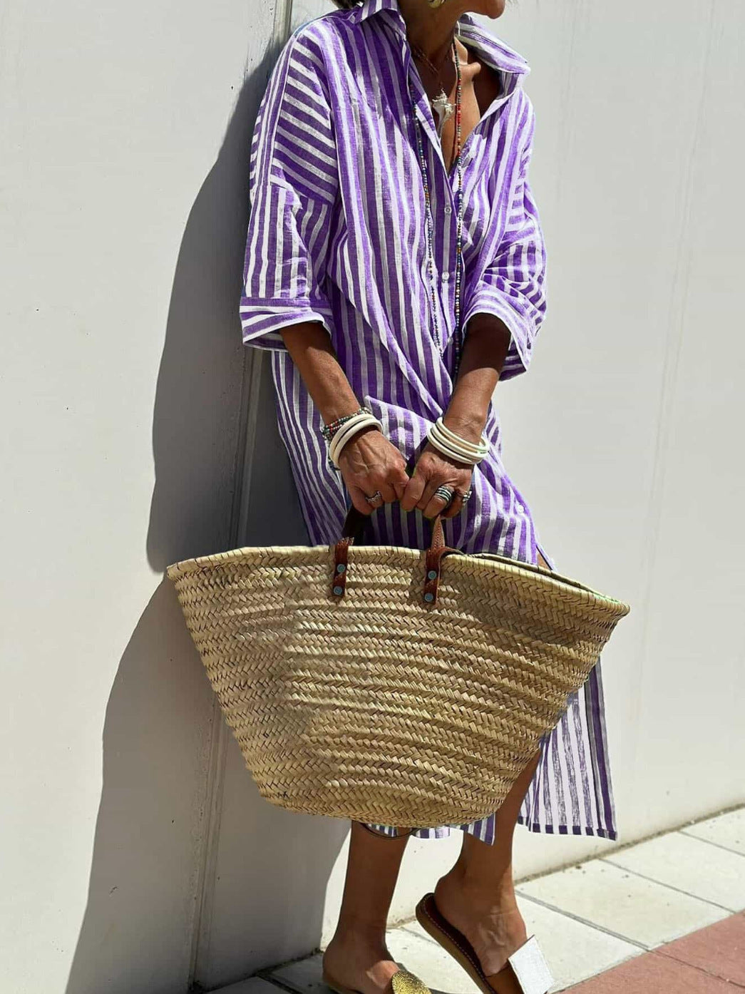Ava™ Urban Stripes Easygoing Dress