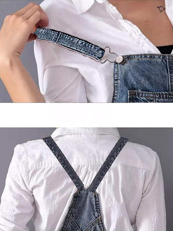 Harper™ - Retro Denim Overall Dress