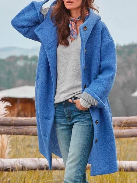 Isabella™ - Premium Wool Blend Hooded Coat