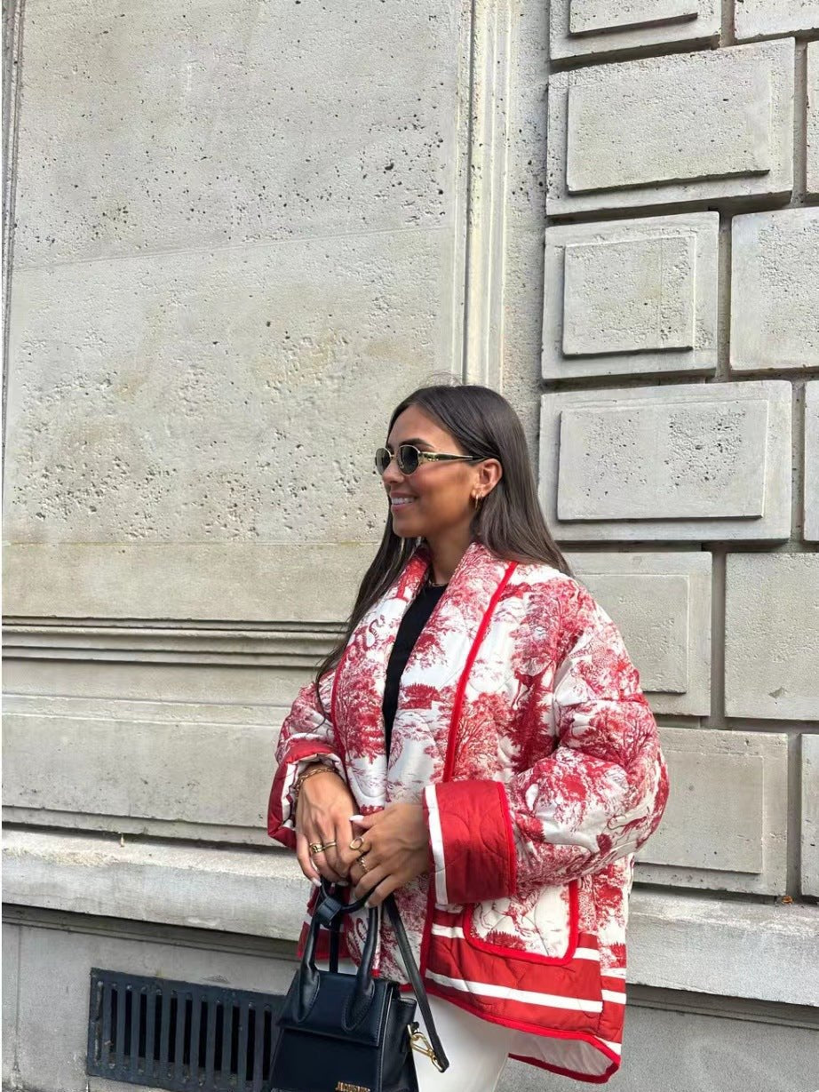 Celeste™ - Stylish Quilted Cotton Jacket for Urban Living