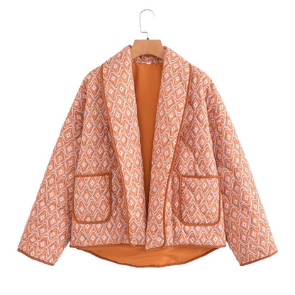 Maya | Quilted Wrap Coat