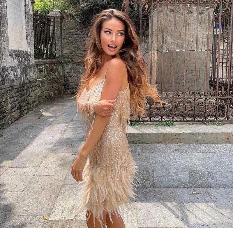 Bridget - Sparkle & Feathers