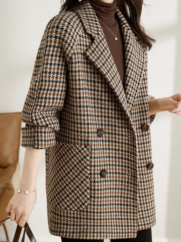 Harper™ - Classic Plaid Blazer Jacket