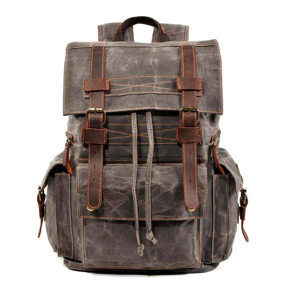 Ethan Canvas Drawstring Backpack