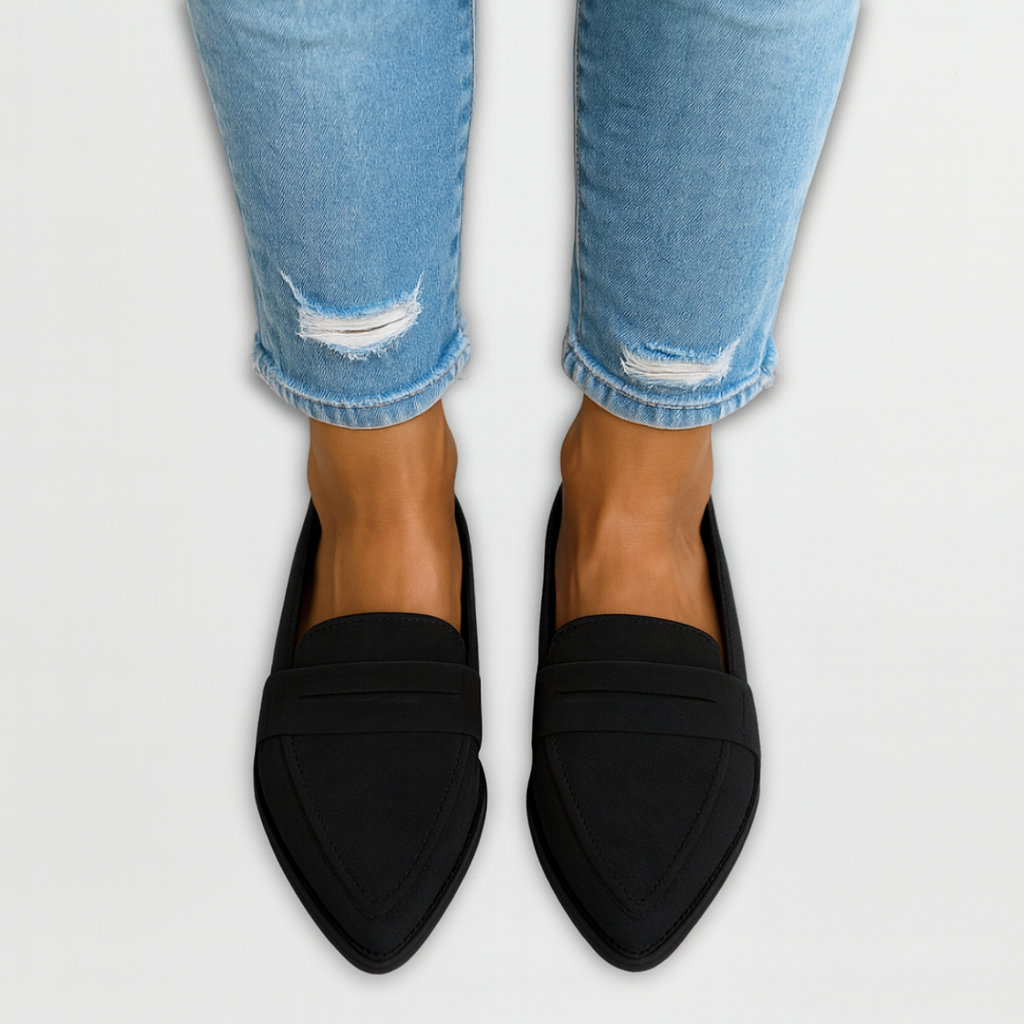 Nadine - Suede Slip-On Loafers