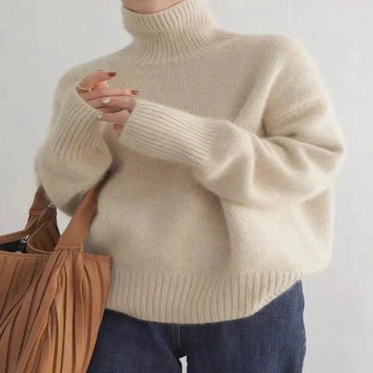Sofia™ - Premium Cashmere Turtleneck Sweater