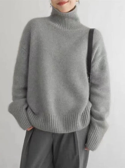 Sofia™ - Premium Cashmere Turtleneck Sweater