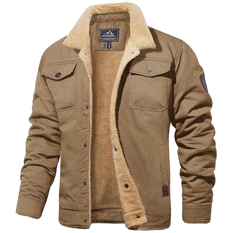 Hudson™ | Men's Bomber Jacket with Cozy Sherpa Lining