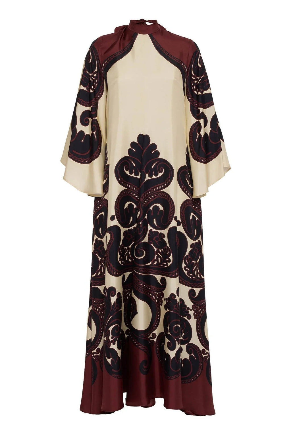 Blooming Grenadilla Satin Gown