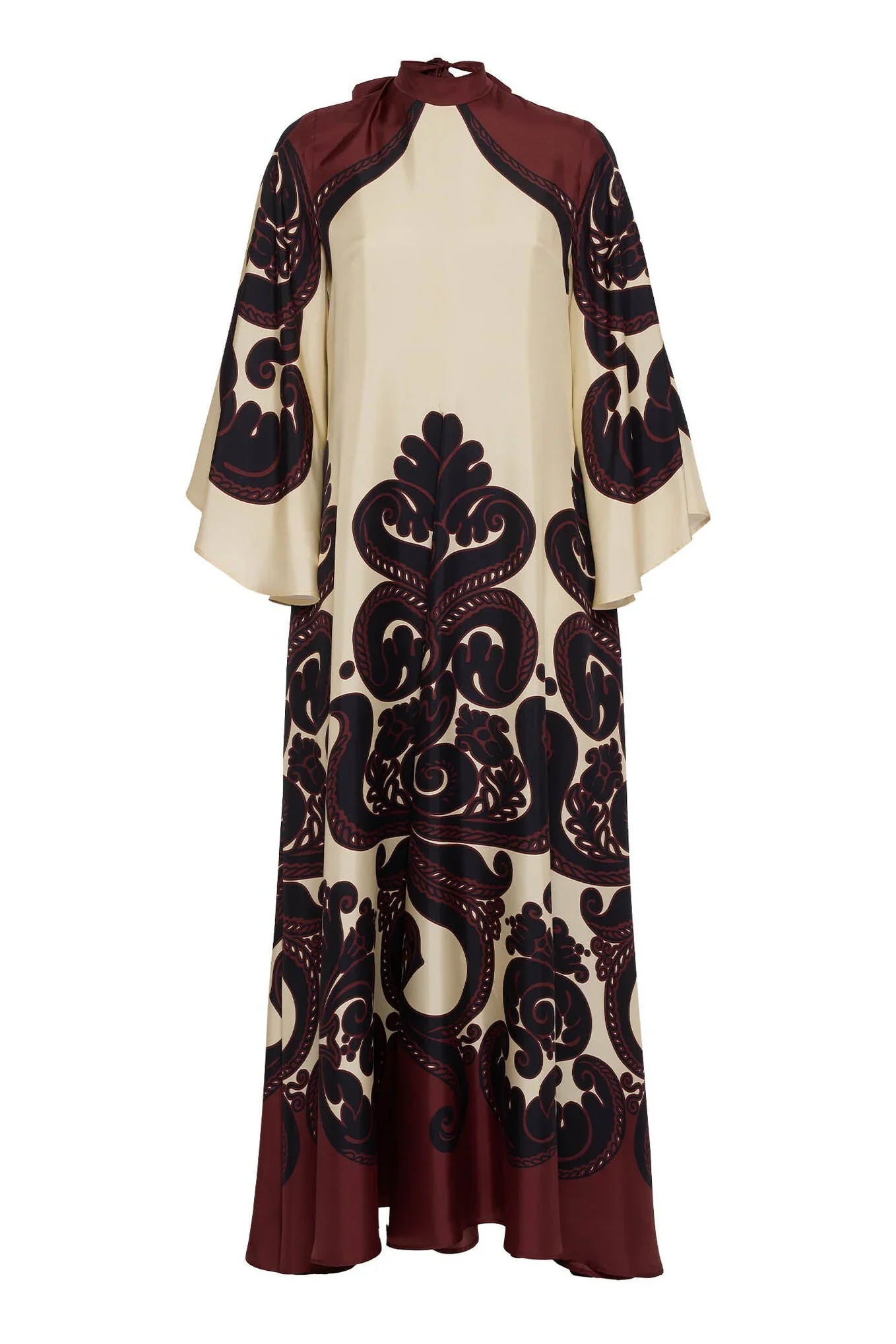 Blooming Grenadilla Satin Gown