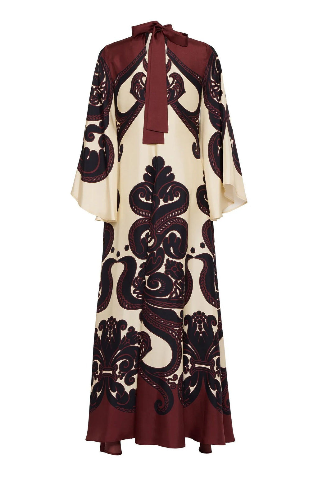 Blooming Grenadilla Satin Gown