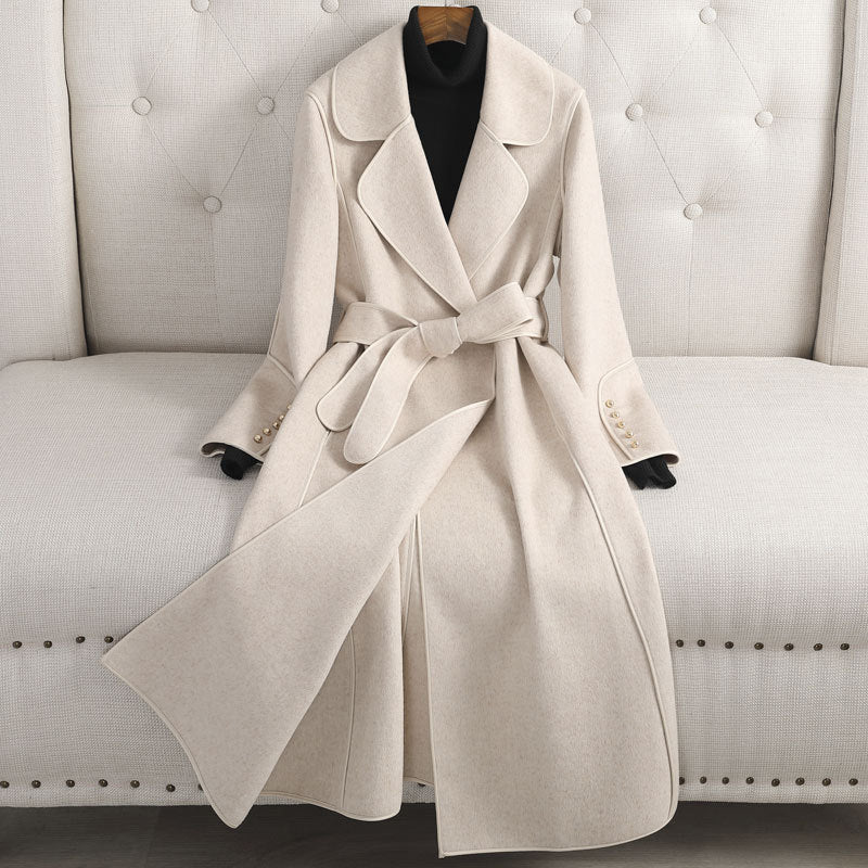 Juliette™ - Elegant Wool Wrap Coat