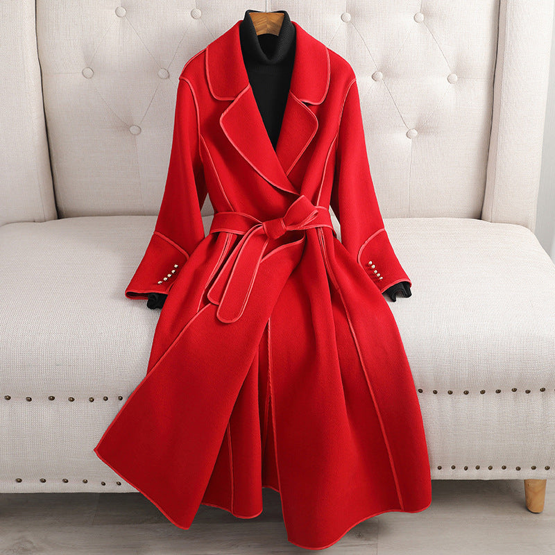 Juliette™ - Elegant Wool Wrap Coat