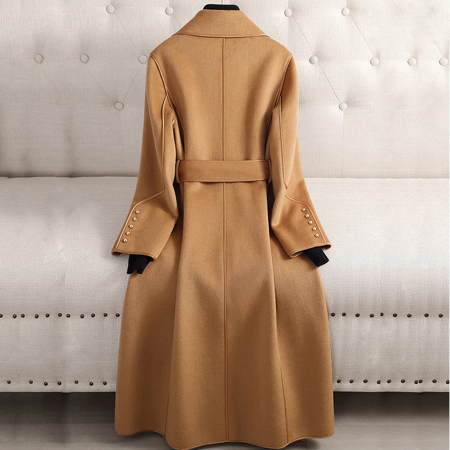 Juliette™ - Elegant Wool Wrap Coat