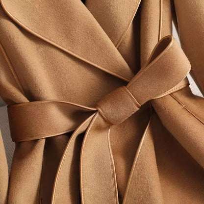 Juliette™ - Elegant Wool Wrap Coat