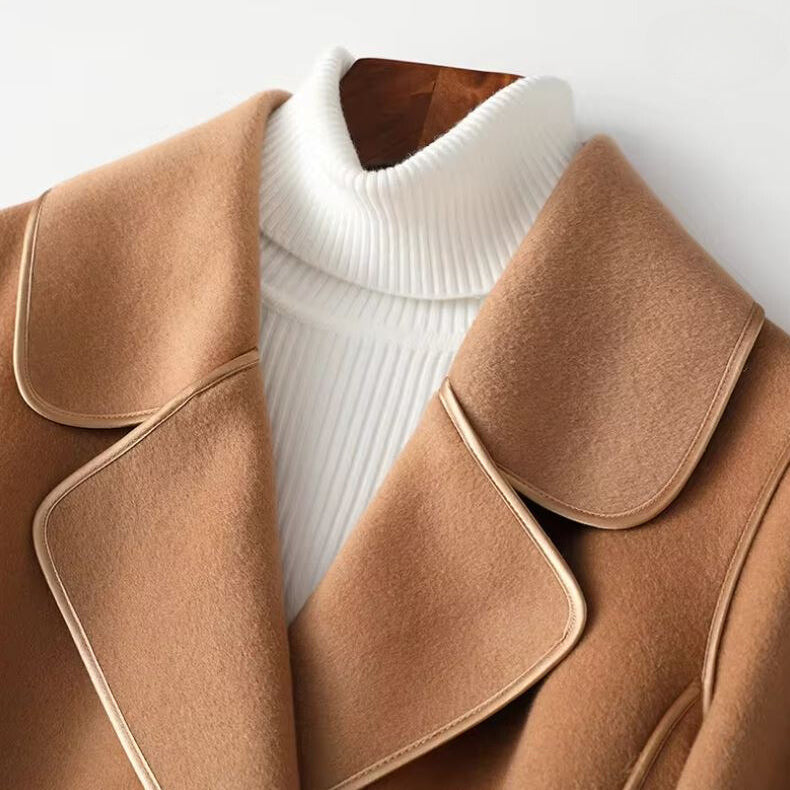 Juliette™ - Elegant Wool Wrap Coat