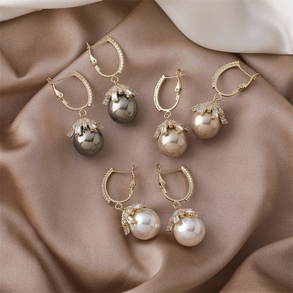 Elegant Malia Pearl Earrings