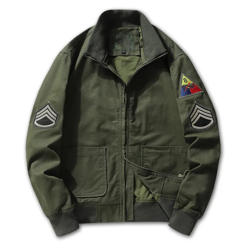 Finn™ Stealth Cotton Bomber Coat