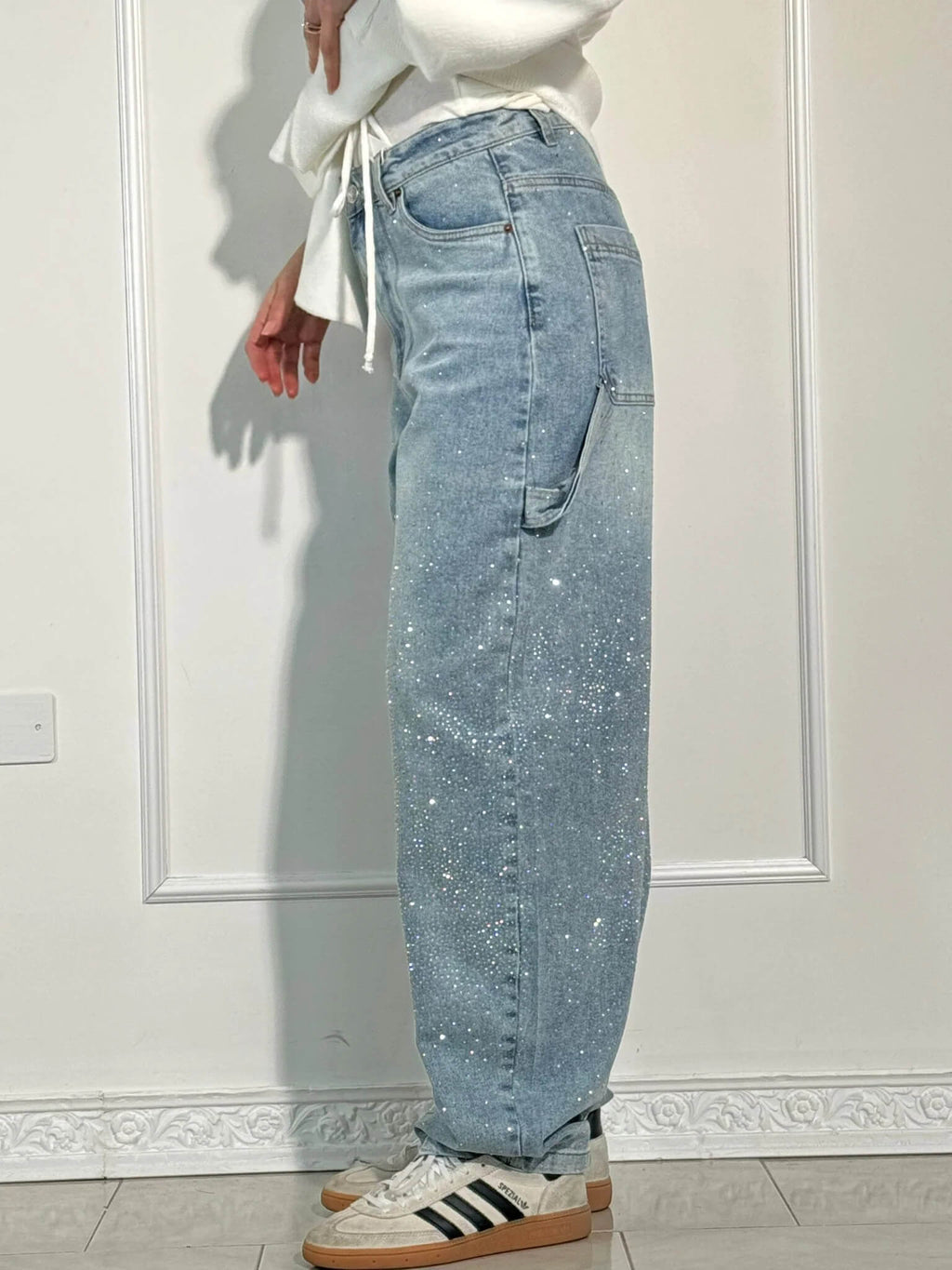 Celeste™ Diamond-Studded Trousers
