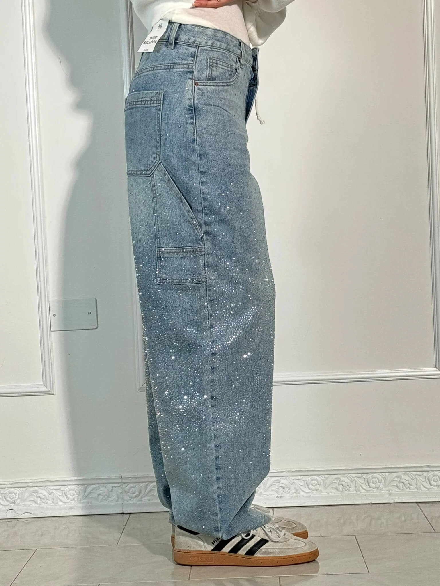 Celeste™ Diamond-Studded Trousers