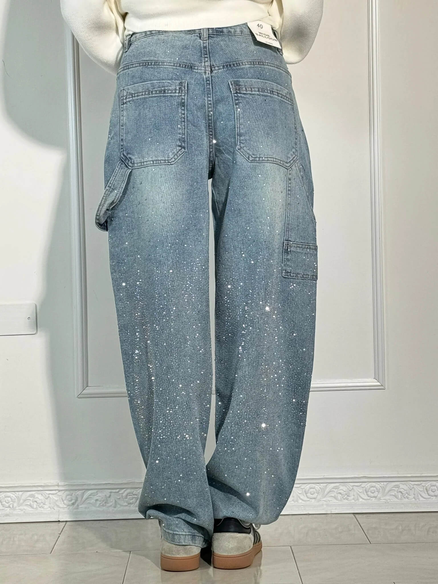 Celeste™ Diamond-Studded Trousers