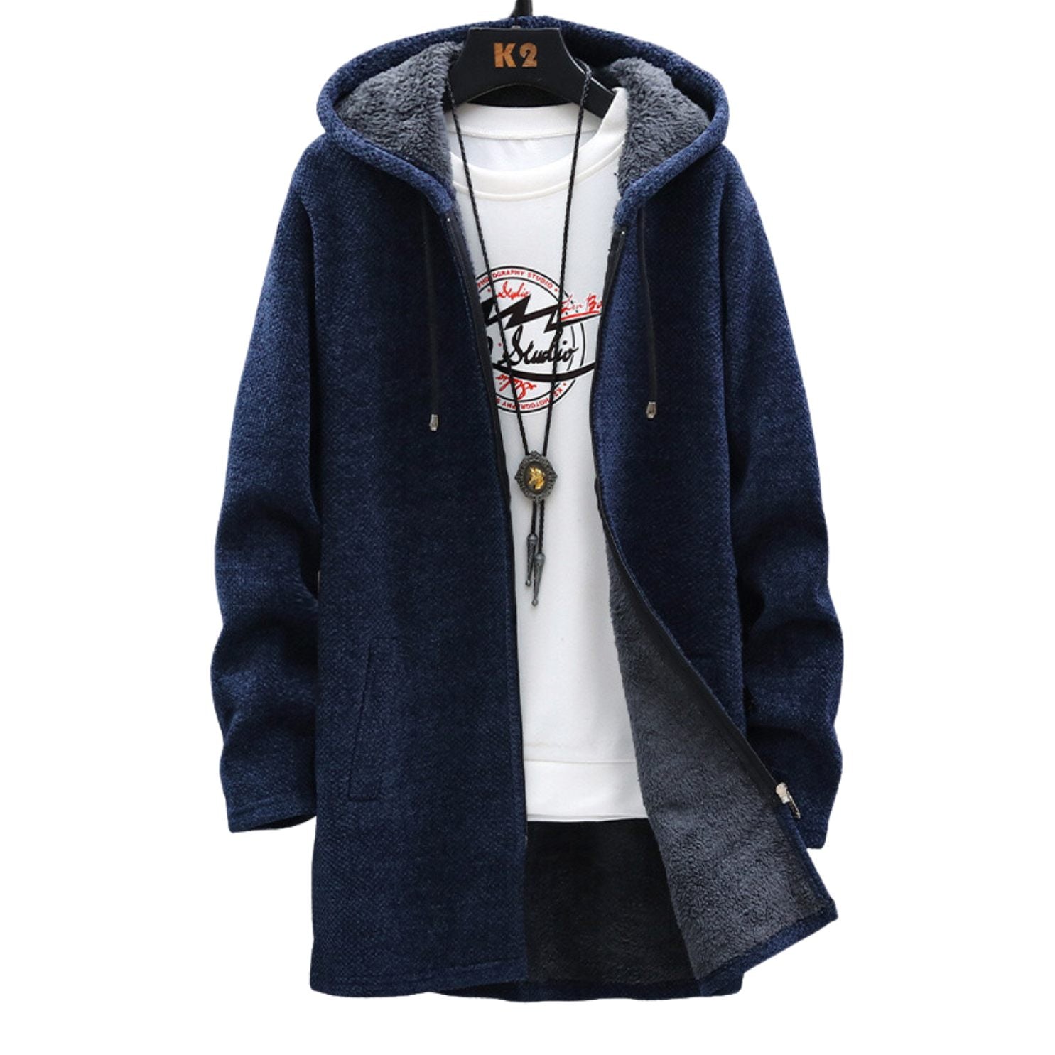Levi™ Men's Fleece-Lined Hooded Jacket