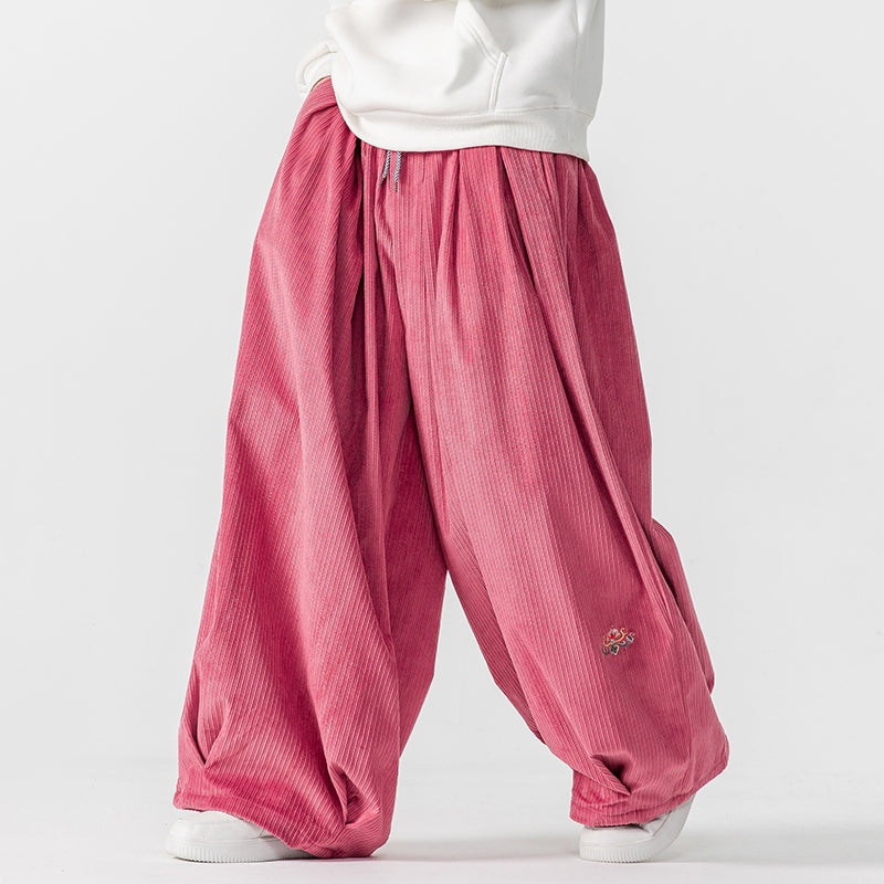 Supreme Comfort Wide-Leg Corduroy Lounge Pants