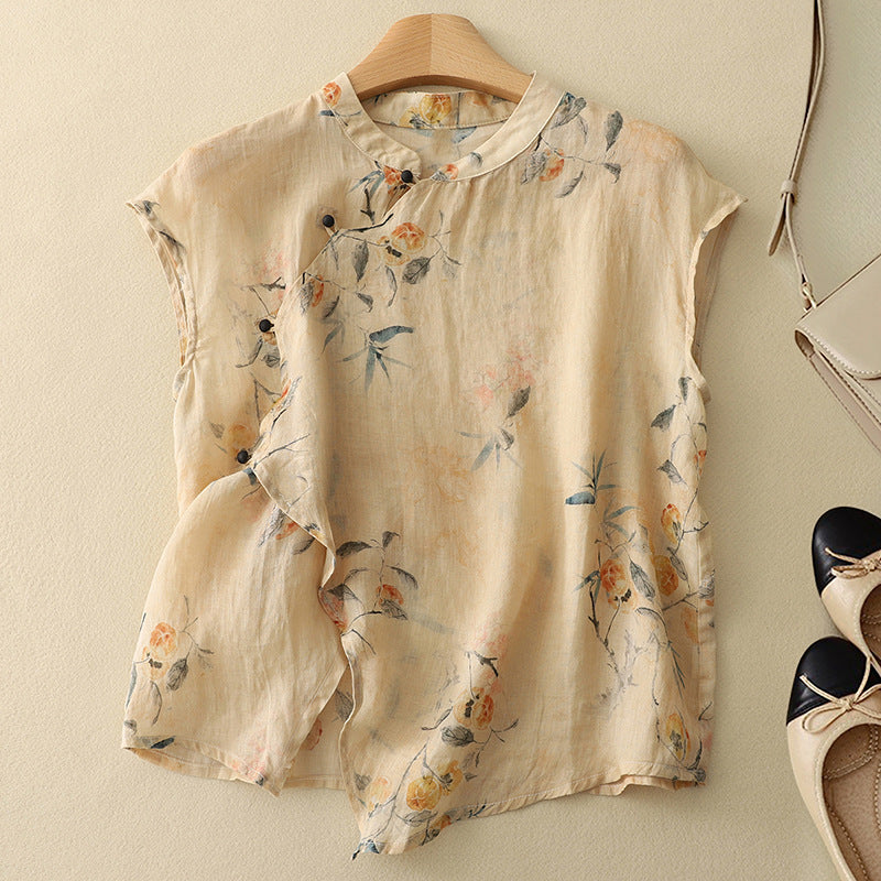 Luna Linen Blouse
