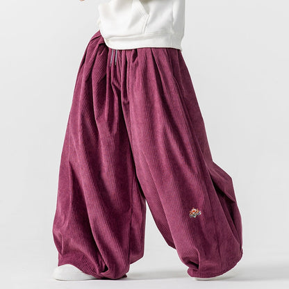 Supreme Comfort Wide-Leg Corduroy Lounge Pants