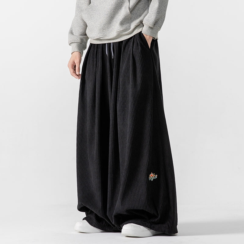 Supreme Comfort Wide-Leg Corduroy Lounge Pants